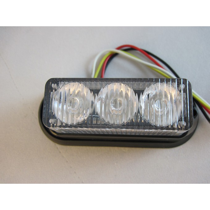 Flash auto LED 12-24V cu 3 LED-uri si 11 tipuri de iluminare